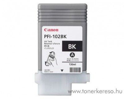 Canon PFI-102BK eredeti fekete black tintapatron 0895B001AA