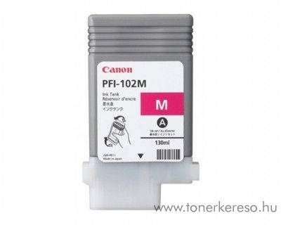 Canon PFI-102M eredeti magenta tintapatron 0897B001AA