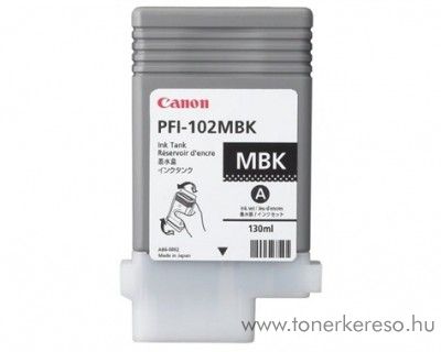 Canon PFI-102MBK eredeti matt fekete tintapatron 0894B001AA