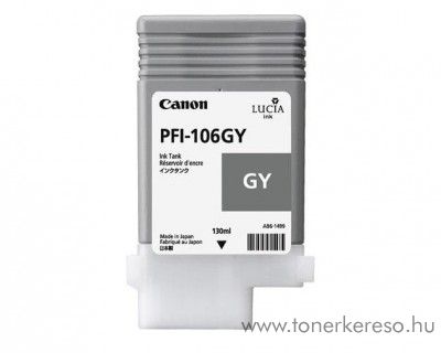 Canon PFI-106GY eredeti grey tintapatron 6630B001AA Canon imagePROGRAF iPF6450 tintasugaras nyomtatóhoz