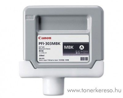 Canon PFI-303MBK eredeti matt black tintapatron 2957B001AA Canon imagePROGRAF 825 tintasugaras nyomtathoz