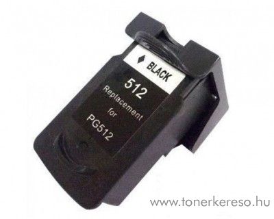 Canon PG-512Bk fekete black kompatibilis tintapatron Canon PIXMA MP260 tintasugaras nyomtathoz