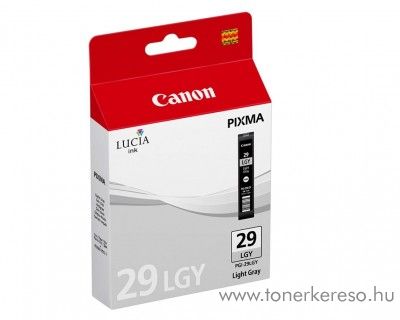 Canon PGI 29 light grey tintapatron PGI-29LGY Canon PIXMA PRO-1 tintasugaras nyomtathoz