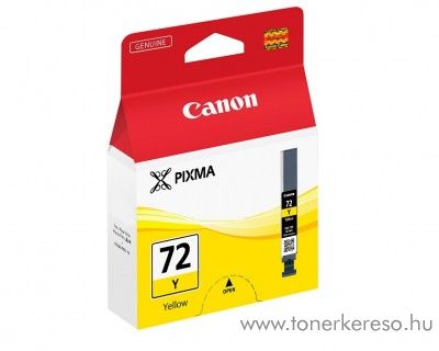 Canon PGI-72Y eredeti yellow tintapatron 6406B001 Canon PIXMA PRO-10S tintasugaras nyomtathoz