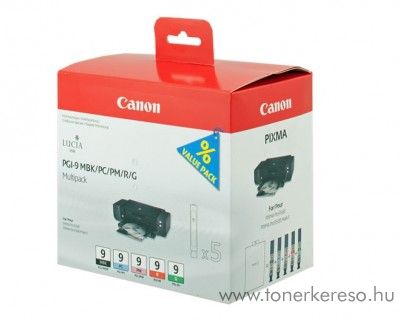 Canon PGI 9 MBK/PC/PM/R/G multipack 1033B013 Canon PIXMA MX9500 tintasugaras nyomtathoz