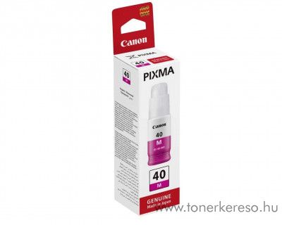 Canon PIXMA G5040 (GI-40M) eredeti magenta tinta 3401C001  Canon PIXMA G7040  tintasugaras nyomtathoz