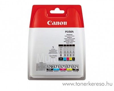 Canon Pixma MG5750 (PGI-570+CLI-571) eredeti multipack 0372C004 Canon PIXMA TS8052 tintasugaras nyomtathoz