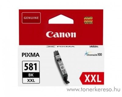 Canon PIXMA TR7550 eredeti black tintapatron CLI581BKXXL Canon PIXMA TS6151  tintasugaras nyomtathoz