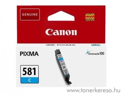 Canon PIXMA TR7550 eredeti cyan tintapatron CLI581C Canon PIXMA TR7550  tintasugaras nyomtathoz