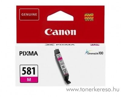 Canon PIXMA TR7550 eredeti magenta tintapatron CLI581M Canon PIXMA TS8152 tintasugaras nyomtathoz