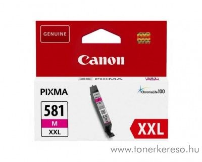 Canon PIXMA TR7550 eredeti magenta tintapatron CLI581MXXL Canon PIXMA TS8250 tintasugaras nyomtathoz