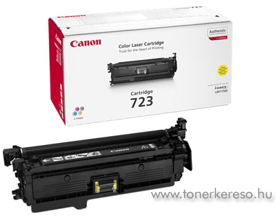 Canon Cartridge 723 Yellow lzertoner Canon i-SENSYS LBP7750Cdn lzernyomtathoz