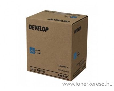 Develop ineo+ 3110 (TNP51C) eredeti cyan toner A0X54D5