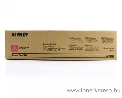 Develop ineo+ 452/552 (TN613M) eredeti magenta toner A0TM3D0