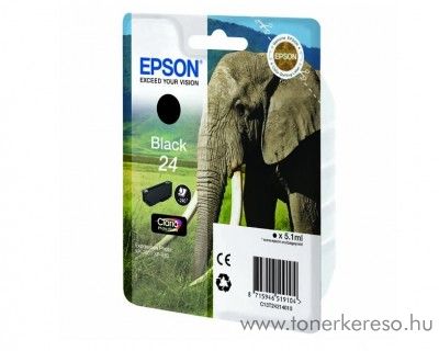 Epson 24 T2421 eredeti fekete black tintapatron C13T24214010