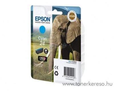 Epson 24 T2422 eredeti cyan tintapatron C13T24224010