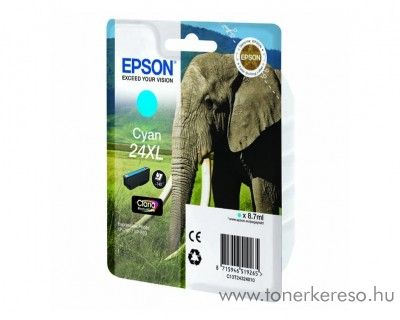 Epson 24XL T2432 eredeti cyan nagykap. tintapatron C13T24324010