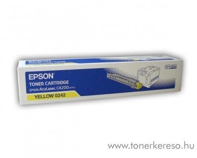 Epson Aculaser C4200 eredeti yellow toner S050242 Epson Aculaser C4200 lzernyomtathoz