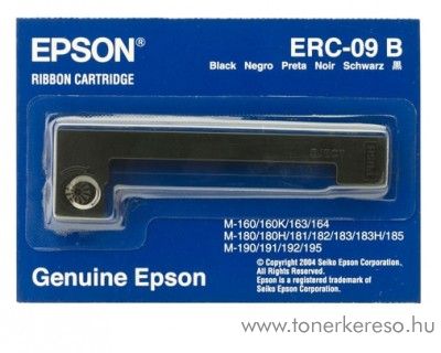 Epson ERC09B eredeti fekete szalag C43S015354 Epson M-191 mtrixnyomtathoz