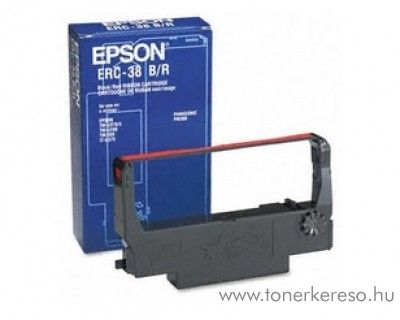 Epson ERC38 B/R eredeti fekete-piros szalag C43S015376 Epson TM-U220PD mtrixnyomtathoz