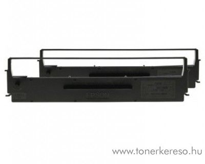 Epson LQ350 eredeti fekete dupla szalag pack C13S015646 Philips 2123 mtrixnyomtathoz
