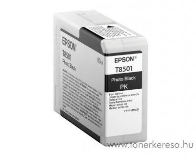 Epson SureColor P800 eredeti photo black tintapatron C13T850100 Epson SureColor SC-P800 tintasugaras nyomtathoz