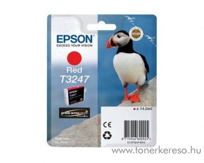 Epson SureColor SC-P400 eredeti red tintapatron T32474010 Epson SureColor SC-P400 tintasugaras nyomtathoz