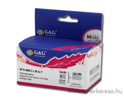 Epson Photo 900/1270/1280/1290 sznes tintapatron G&G GGT009