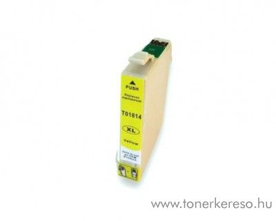 Epson T1814 utngyrtott 18XL yellow tintapatron RBT1814 Epson Xpression Home XP-425 tintasugaras nyomtathoz