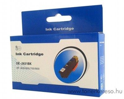 Epson T2631BK (26XL) black nagykapacits utngyrtott tintapatr Epson Expression Premium XP605 tintasugaras nyomtathoz