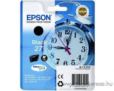 Epson T2701 eredeti fekete tintapatron C13T27014010