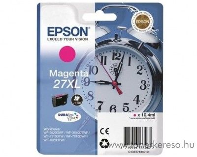 Epson T2713 eredeti magenta XL tintapatron C13T27134010 Epson WorkForce WF-7610DWF tintasugaras nyomtathoz