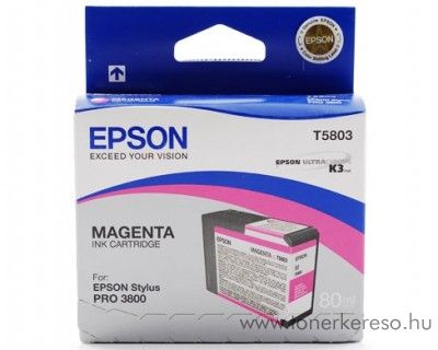 Epson T5803 eredeti magenta tintapatron C13T580300