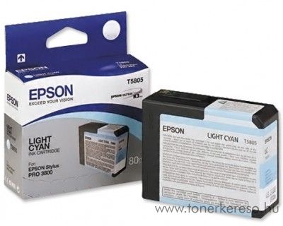 Epson T5805 eredeti light cyan tintapatron C13T580500