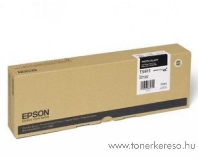 Epson T5911 eredeti photo fekete black tintapatron C13T591100