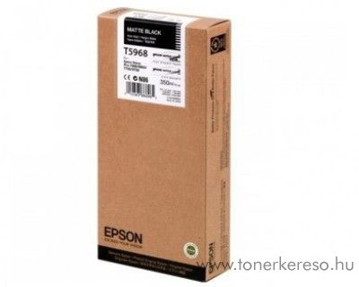 Epson T5968 eredeti matt fekete black tintapatron C13T596800