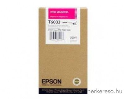 Epson T6033 eredeti photo magenta tintapatron C13T603300 Epson Stylus Pro 7880 tintasugaras nyomtathoz