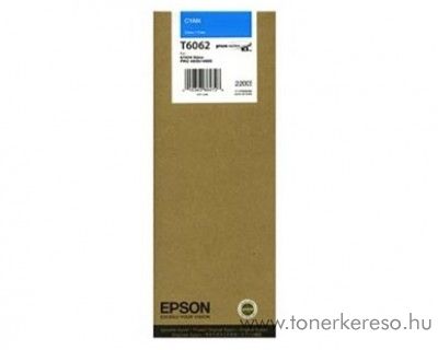 Epson T6062 eredeti cyan tintapatron C13T606200