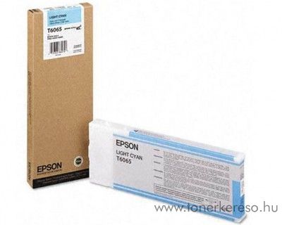 Epson T6065 eredeti light cyan tintapatron C13T606500 Epson Stylus Pro 4800 tintasugaras nyomtathoz