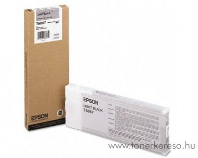 Epson T6067 eredeti light black tintapatron C13T606700