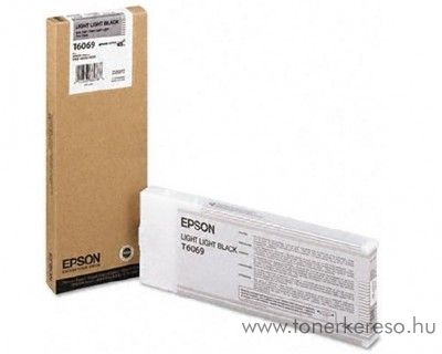 Epson T6069 eredeti light light black tintapatron C13T606900 Epson Stylus Pro 4880 tintasugaras nyomtathoz