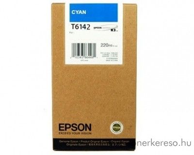 Epson T6142 eredeti cyan tintapatron C13T614200