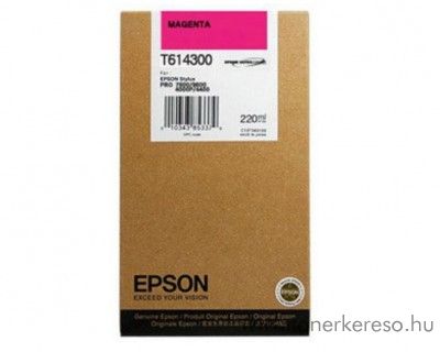 Epson T6143 eredeti magenta tintapatron C13T614300 Epson Stylus Pro 4400 tintasugaras nyomtathoz