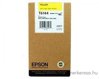 Epson T6144 eredeti yellow tintapatron C13T614400 Epson Stylus Pro 4450 tintasugaras nyomtathoz