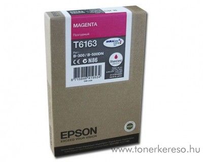 Epson T6163 eredeti magenta tintapatron C13T616300 Epson Business inkjet B500DN tintasugaras nyomtathoz