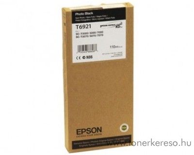 Epson T6921 eredeti photo fekete black tintapatron C13T692100 Epson SureColor SC-T3000 POS tintasugaras nyomtathoz