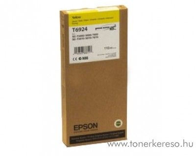 Epson T6924 eredeti yellow tintapatron C13T692400 Epson SureColor SC-T5000 tintasugaras nyomtathoz