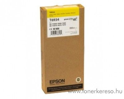 Epson T6934 eredeti yellow tintapatron C13T693400 Epson SureColor SC-T7000 POS tintasugaras nyomtathoz