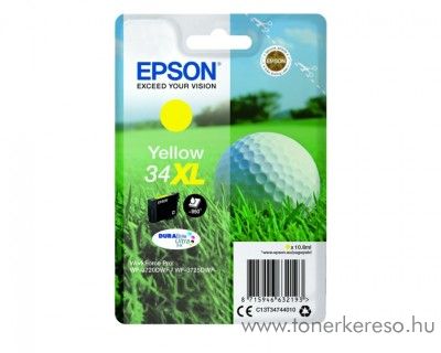 Epson WF-3720DWF eredeti yellow tintapatron T34744010