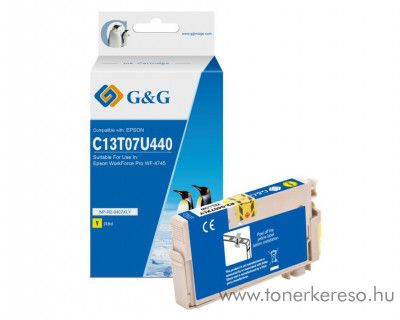 Epson WF-4745 utngyrtott yellow tintapatron GGET07U440